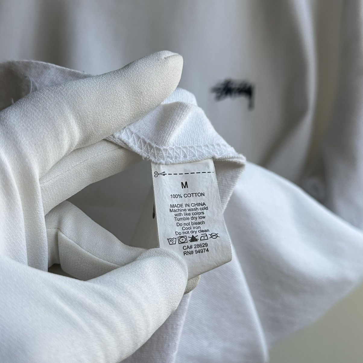Stussy × Vintage VINTAGE Y2K STUSSY MINI LOGO TEE Size US M / EU 48-50 / 2 - 7 Thumbnail
