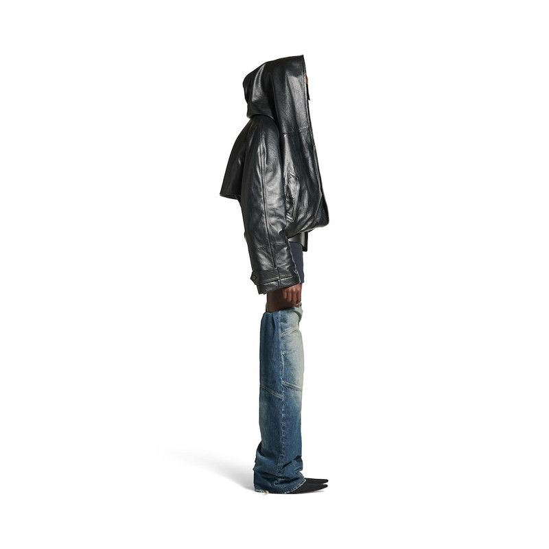 Balenciaga o1bcso1str0426 Flipped Jacket in Black Size XS / US 0-2 / IT 36-38 - 3 Thumbnail