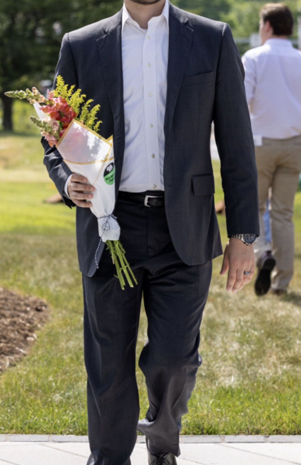 Ermenegildo Zegna Ermenegildo Zegna Grey Suit Size 42R - 2 Thumbnail