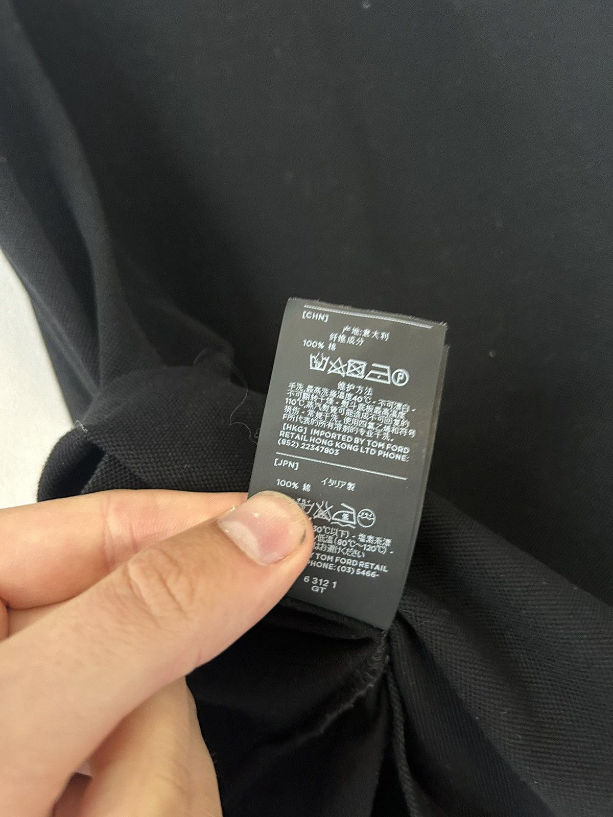 Tom Ford Black Polo Shirt Size US M / EU 48-50 / 2 - 11 Thumbnail