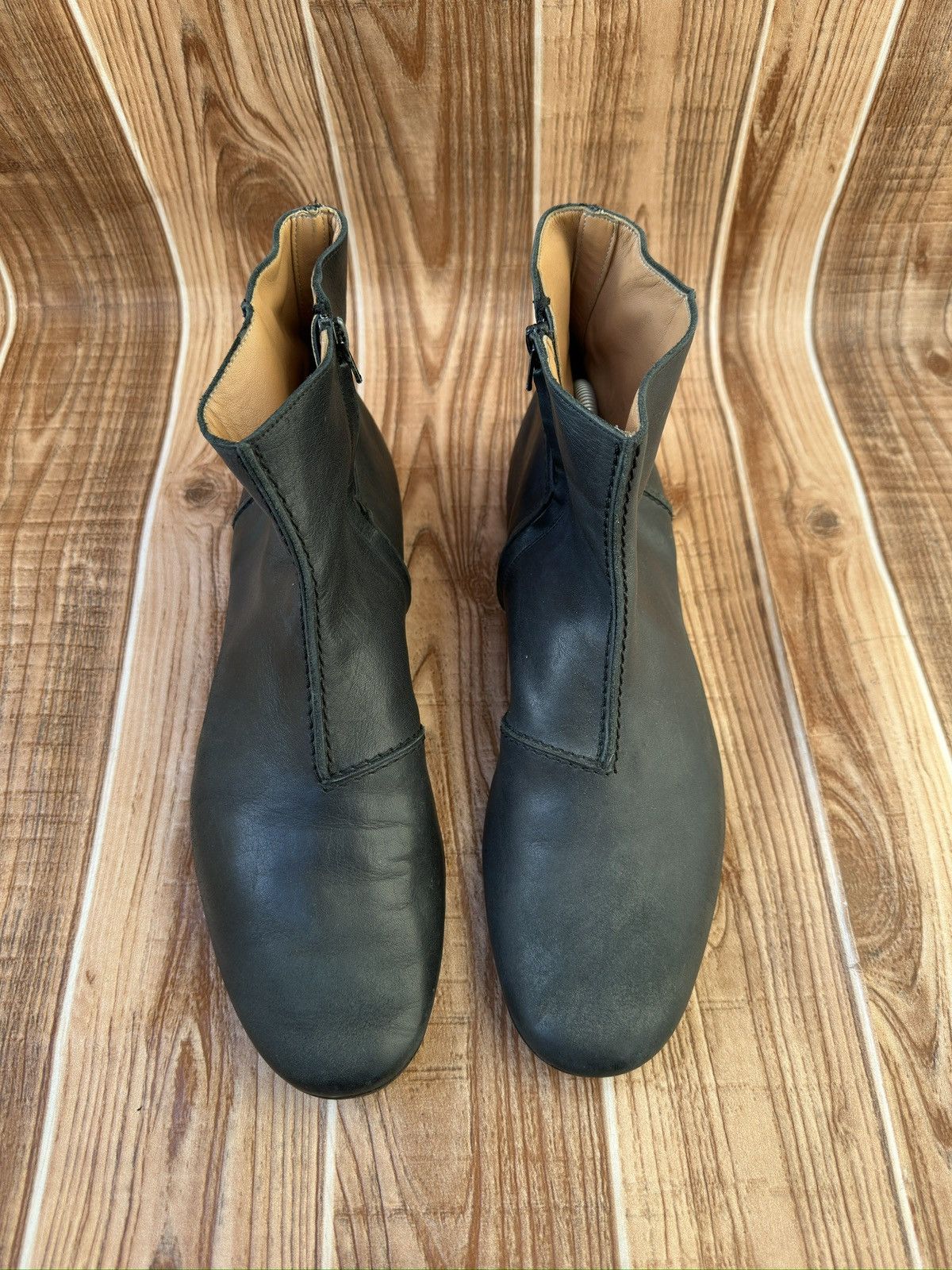 Maison Margiela RARE Maison Martin Margiela BLack Leather Side-Zip Boots Size US 11 / EU 44 - 2 Thumbnail