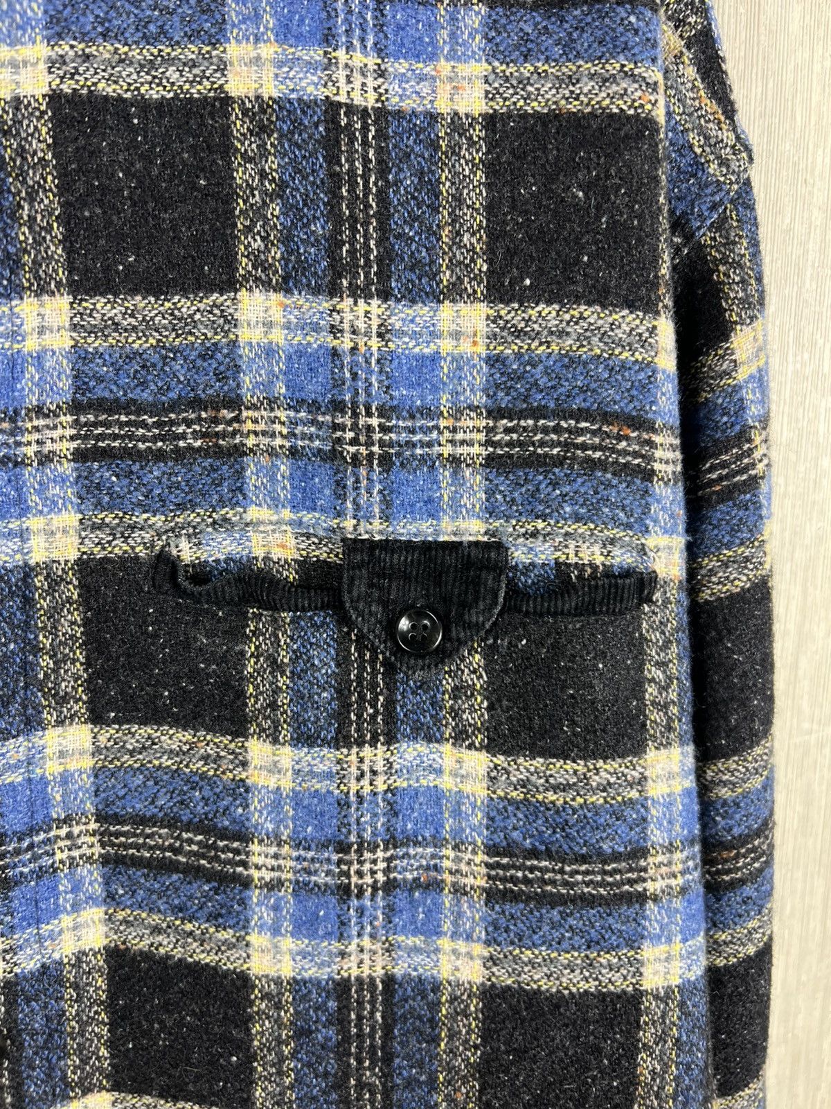 Kapital Vintage 90s Jean Maseric plaid knitted checked shirt retro Size US L / EU 52-54 / 3 - 9 Thumbnail