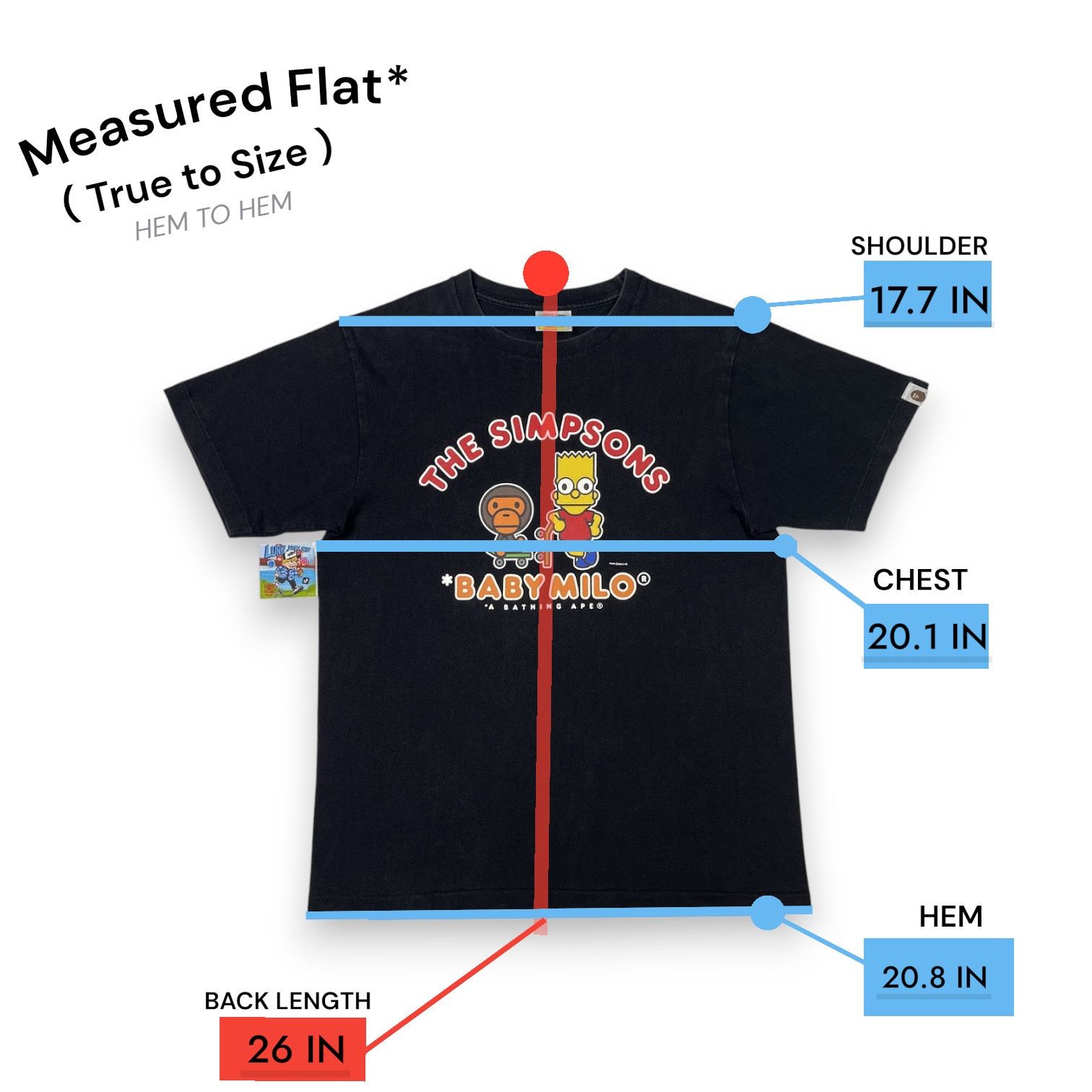 Bape 2013 BAPE x The Simpsons Tee Size US M / EU 48-50 / 2 - 11 Thumbnail