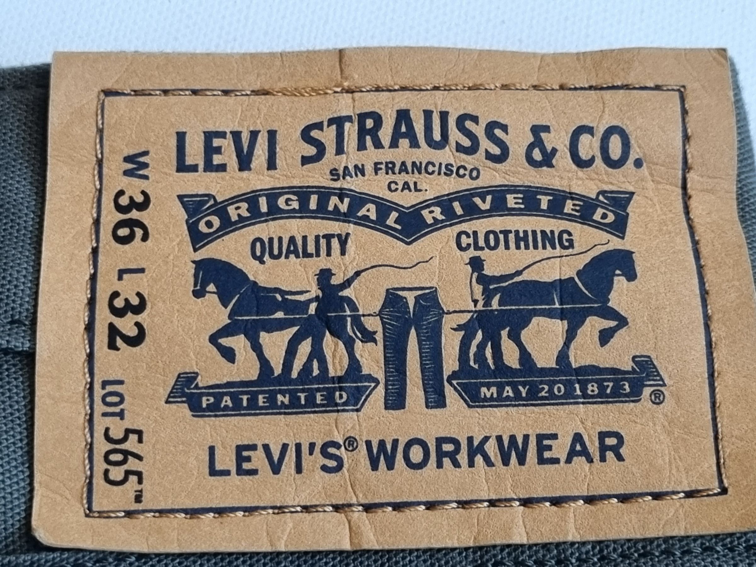 Levi's Levi's 565 Workwear Double-Knee Pants 36X32 Size US 36 / EU 52 - 7 Thumbnail