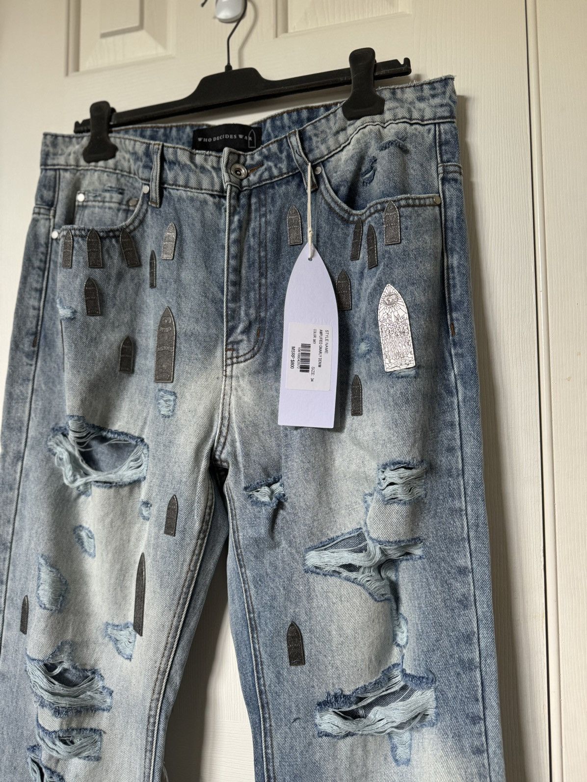Who Decides War Who Decides War Amplified Gnarly Denim Jeans Size US 32 / EU 48 - 2 Thumbnail