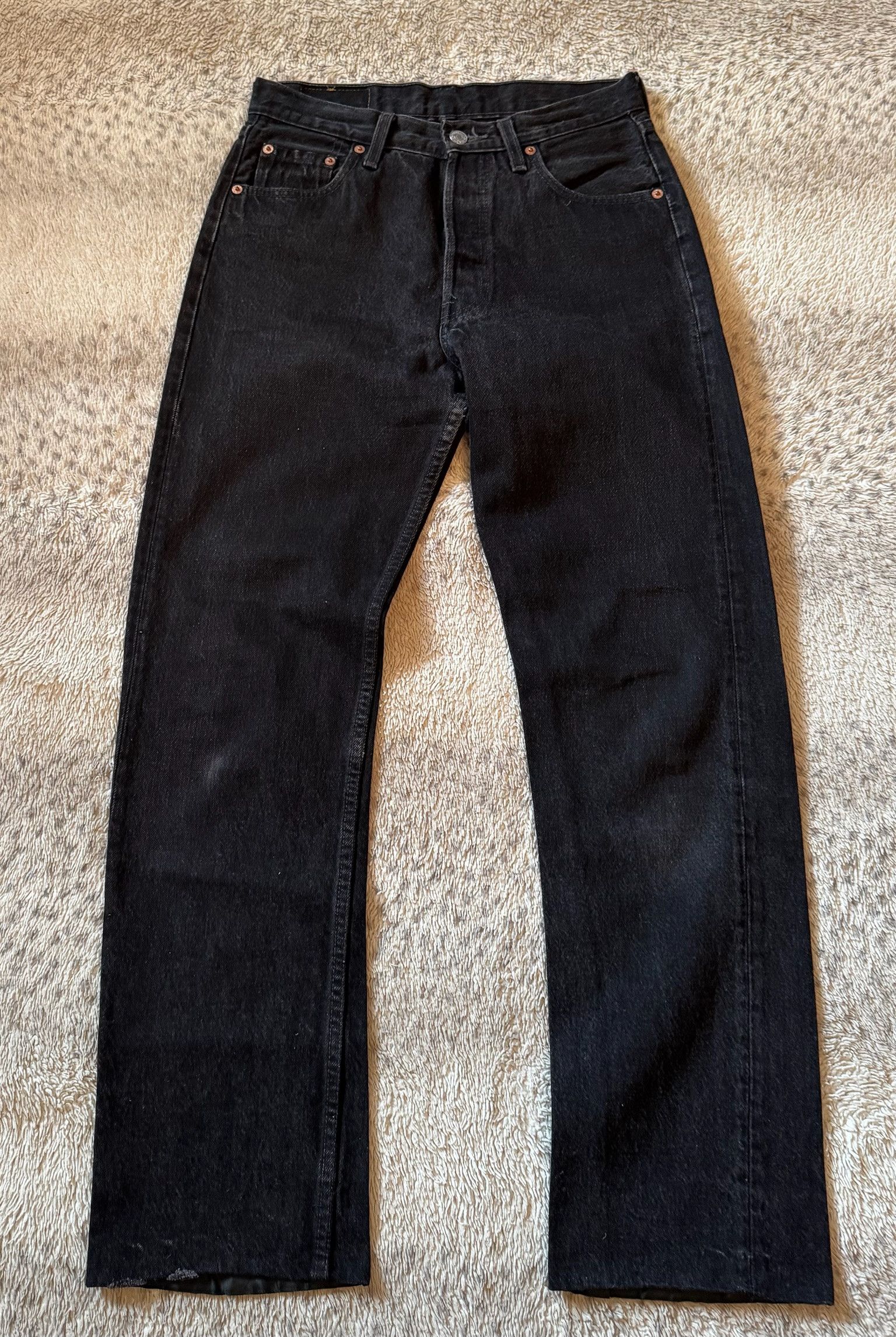 Levi's Vintage 90s Levi’s 501 Washed Denim Jeans USA Size w29 Size US 29 - 2 Thumbnail