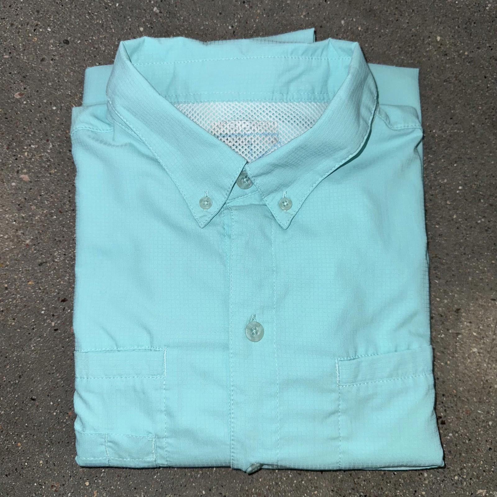 Columbia Columbia PFG Omni-Shade Shirt Mens L Blue Fishing Outdoor Size US L / EU 52-54 / 3 - 12 Thumbnail