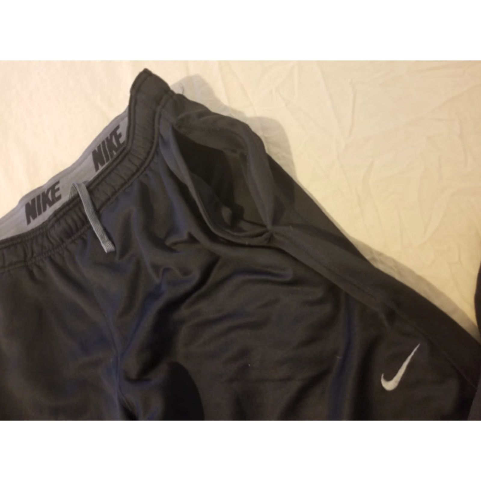 Nike Nike Pants XL Black Athletic Gym Workout Mens Size US 36 / EU 52 - 3 Thumbnail