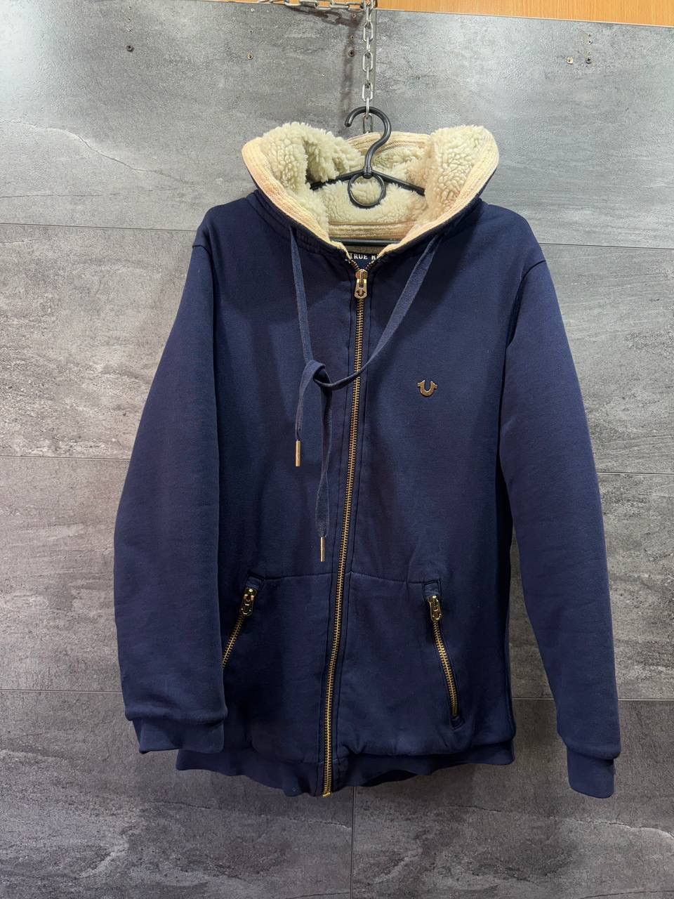 True Religion True Religion Fleece Sherpa Zip Hoodie Womens Jacket Size S / US 4 / IT 40 - 3 Thumbnail