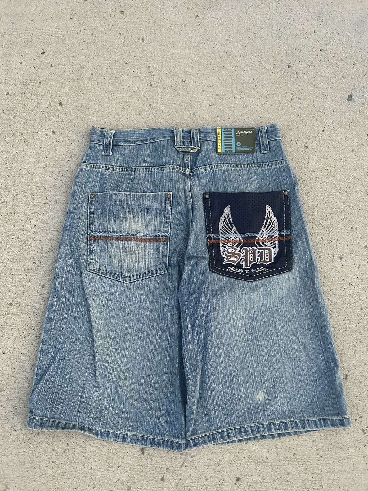 Southpole Y2k southpole jorts with sick design Size US 34 / EU 50 - 2 Thumbnail