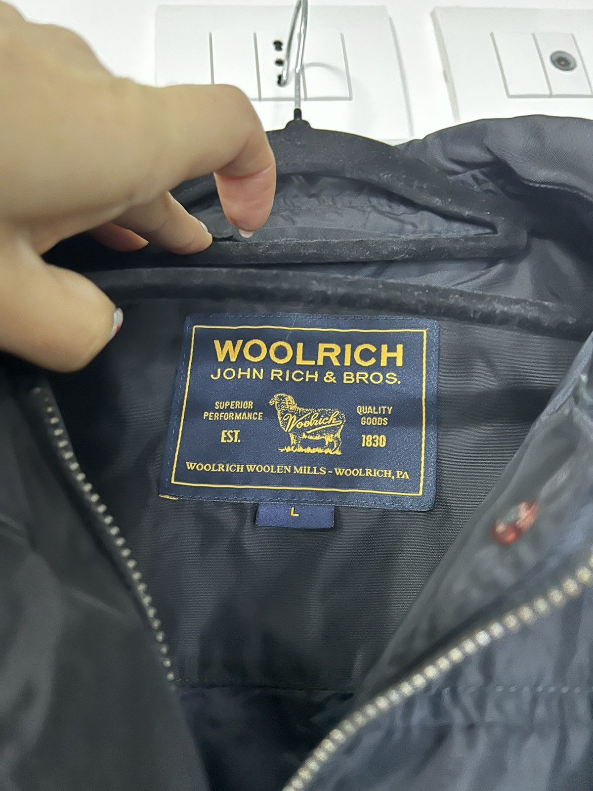 Woolrich Woolen Mills Black woolrich trench raincoat coat L Size L / US 10 / IT 46 - 4 Thumbnail