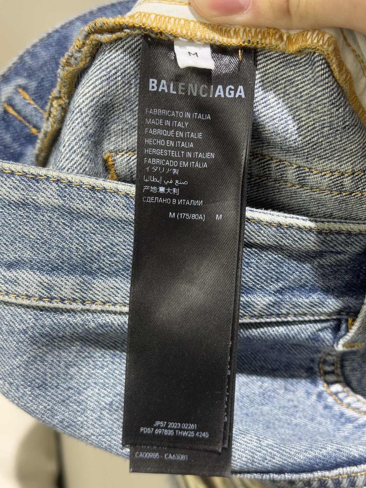 Balenciaga Balenciaga 24ss denim Size US 30 / EU 46 - 9 Thumbnail