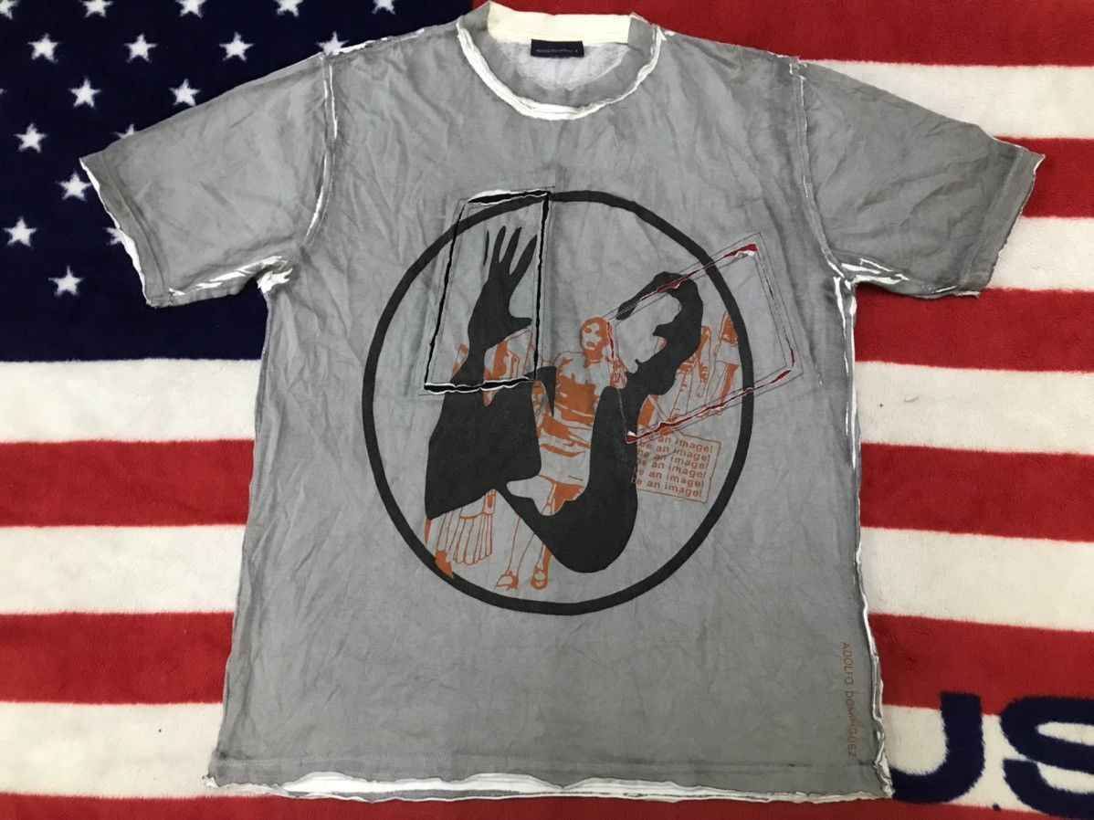 Adolfo Dominguez × Designer Adolfo Dominguez Over Print T Shirt Size US L / EU 52-54 / 3 - 3 Thumbnail