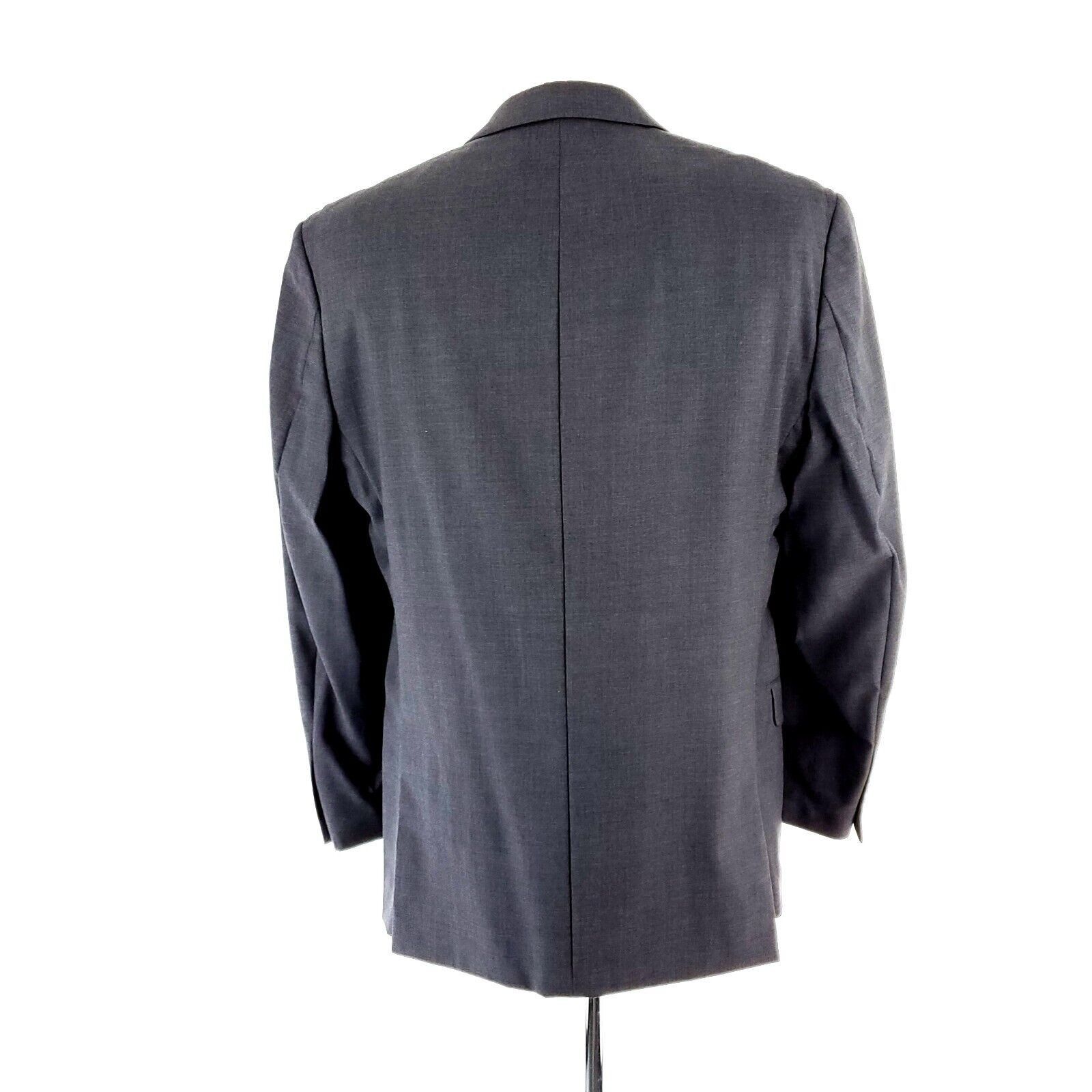 Joseph Abboud Joseph Abboud Wool 2 Button Blazer 40R Or Slim Fit 42R Gray Size 40R - 5 Thumbnail