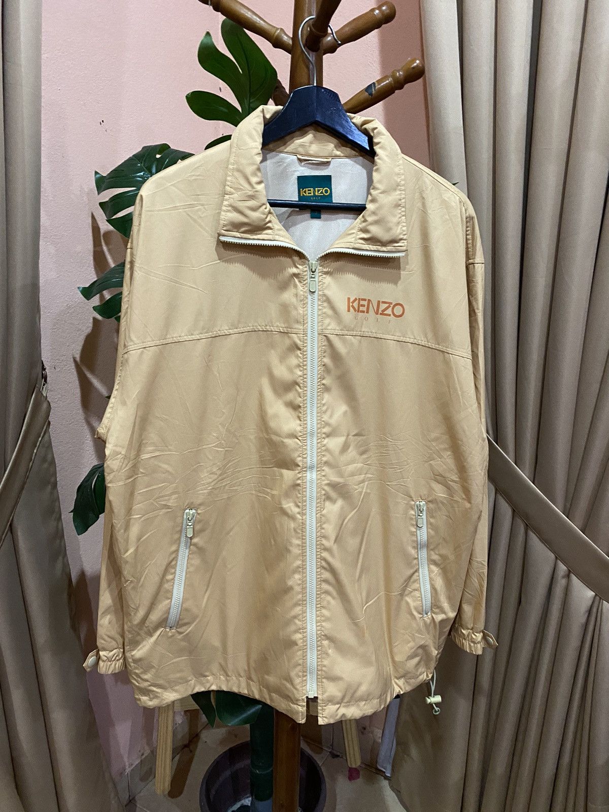 Kenzo Kenzo Golf Jacket with Zipper Closure Iconic and Stylish Size US L / EU 52-54 / 3 - 3 Thumbnail