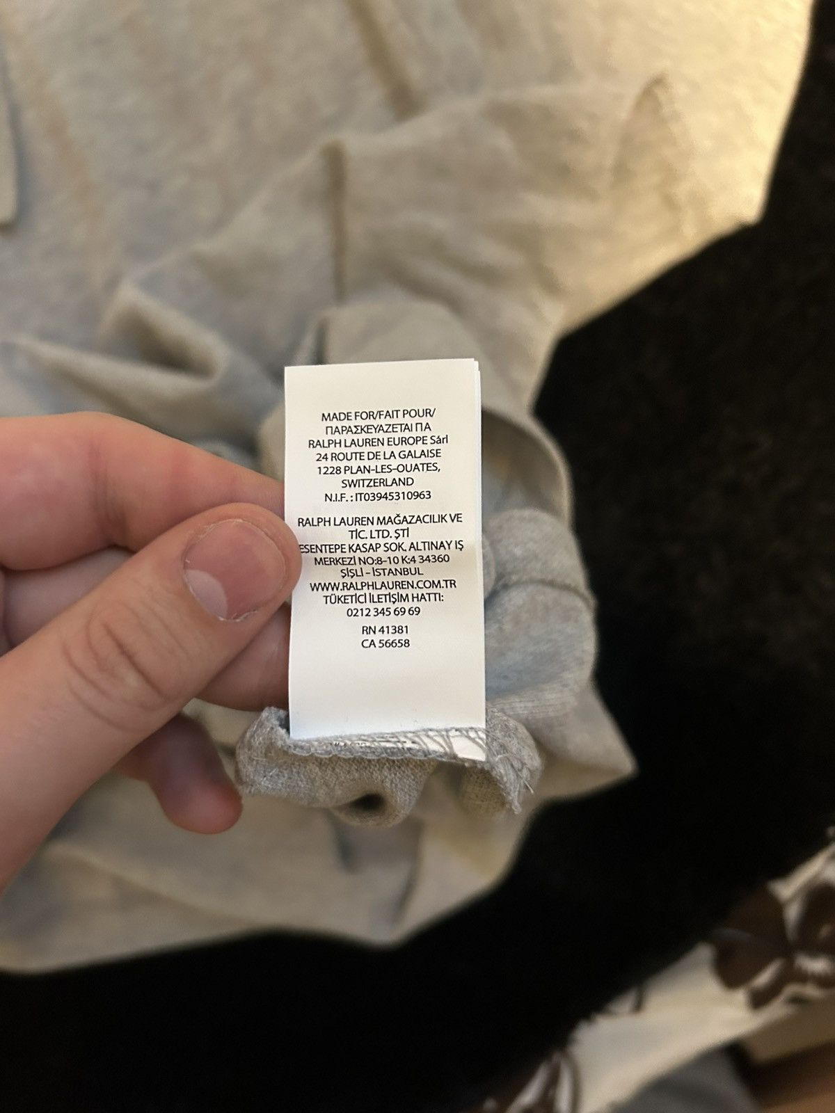 Polo Ralph Lauren Grey Ralph Lauren Polo Size US XL / EU 56 / 4 - 4 Thumbnail