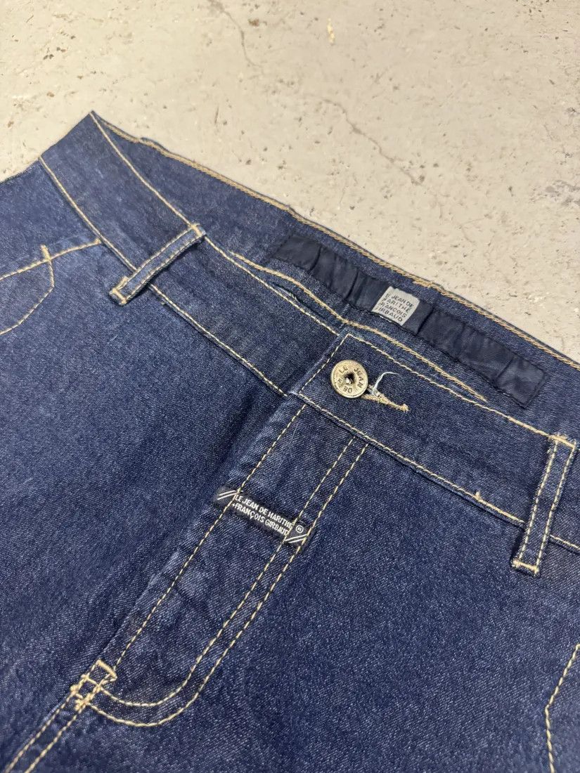 Designer × Marithe + Francois Girbaud × Vintage 2000s Marithé + François Girbaud Blue Carpenter Denim Cargo Jeans Size US 32 / EU 48 - 7 Thumbnail