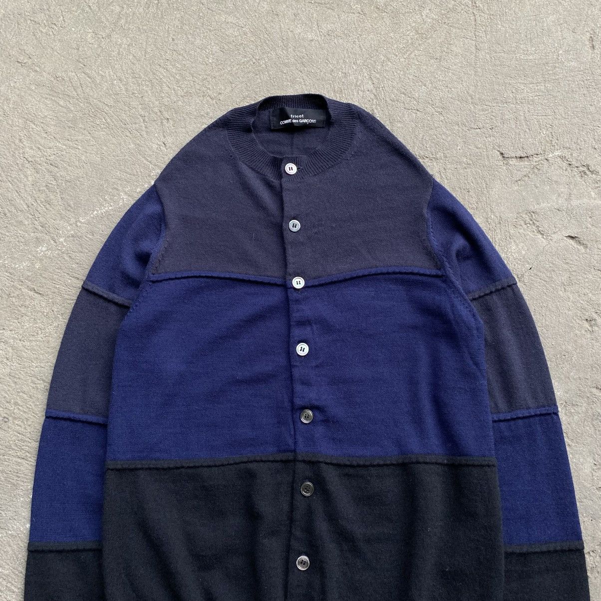 Comme des Garcons Tricot Comme de Garcons Tri Color Knitted Sweater Size M / US 6-8 / IT 42-44 - 2 Thumbnail