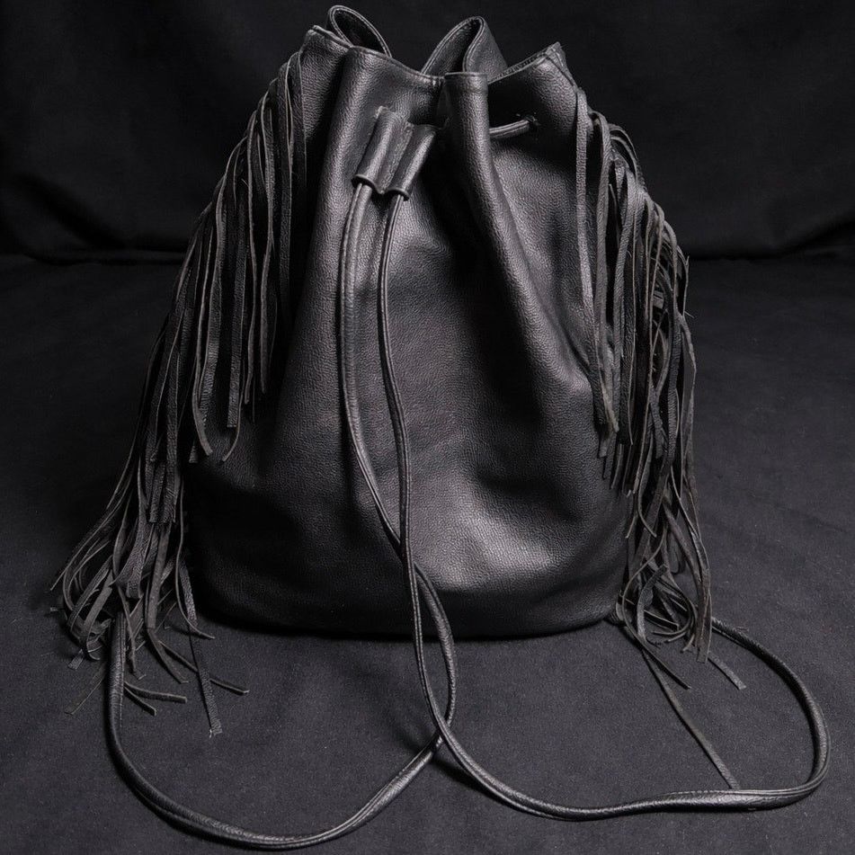 Victoria's Secret Black Victoria's Secret Drawstring Backpack Size ONE SIZE - 4 Thumbnail