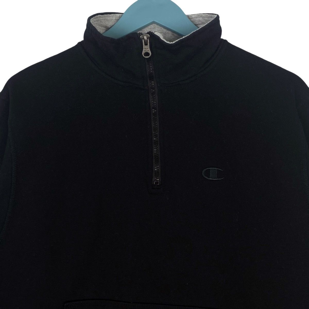 Champion Champion Half Zip Sweathsirt Embroidery Logo Pullover Jumper Size US M / EU 48-50 / 2 - 2 Thumbnail