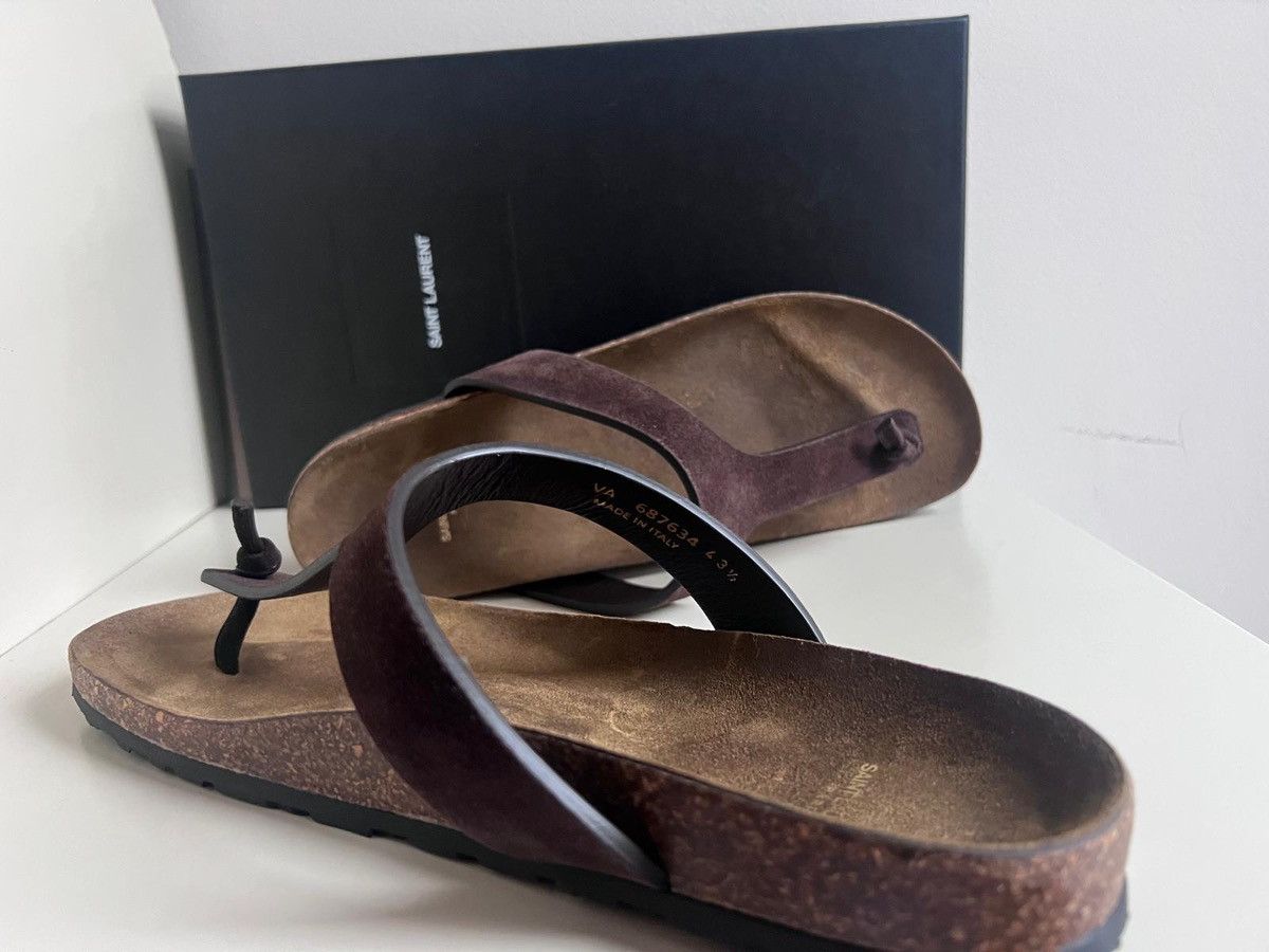 Saint Laurent Paris New Saint Laurent Fabrice men sandals IT43.5/US 10.5/UK 9.5 Size US 10.5 / EU 43-44 - 15 Thumbnail