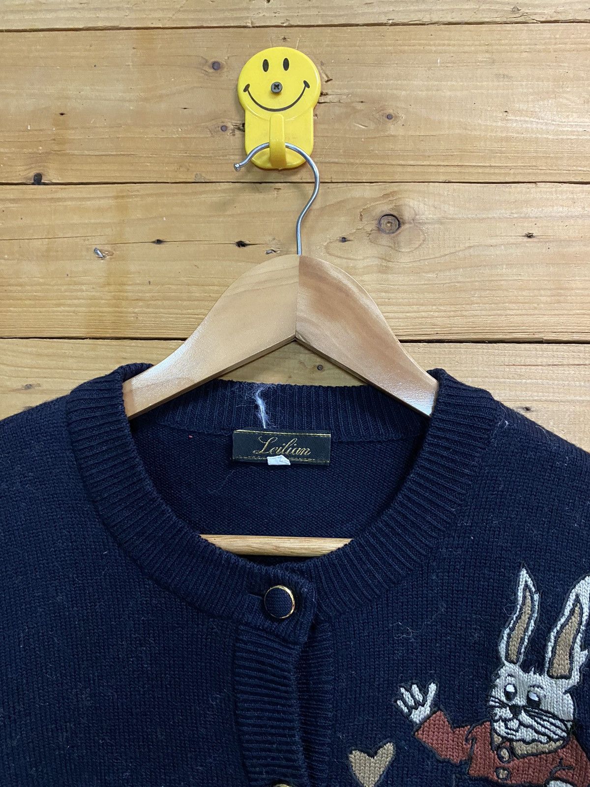 Other Embroidery rabbit button knitwear jacket Size US M / EU 48-50 / 2 - 2 Thumbnail