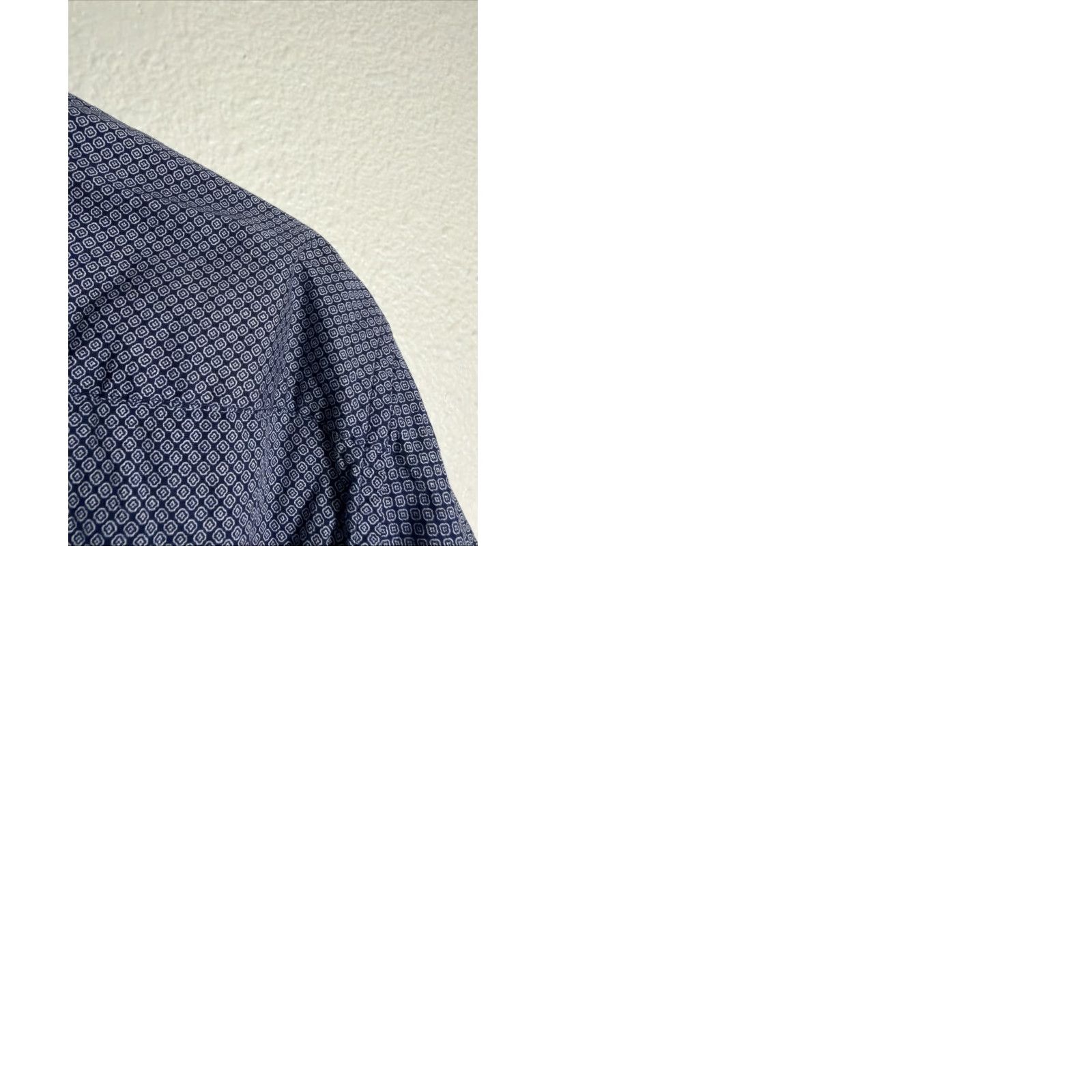 Vintage **Duchamp London Men's XL Blue Geometric Button-Up Shirt** User: Duchamp London Men's XL Blue Geometric Button-Up Shirt Size US 36 / EU 52 - 10 Thumbnail