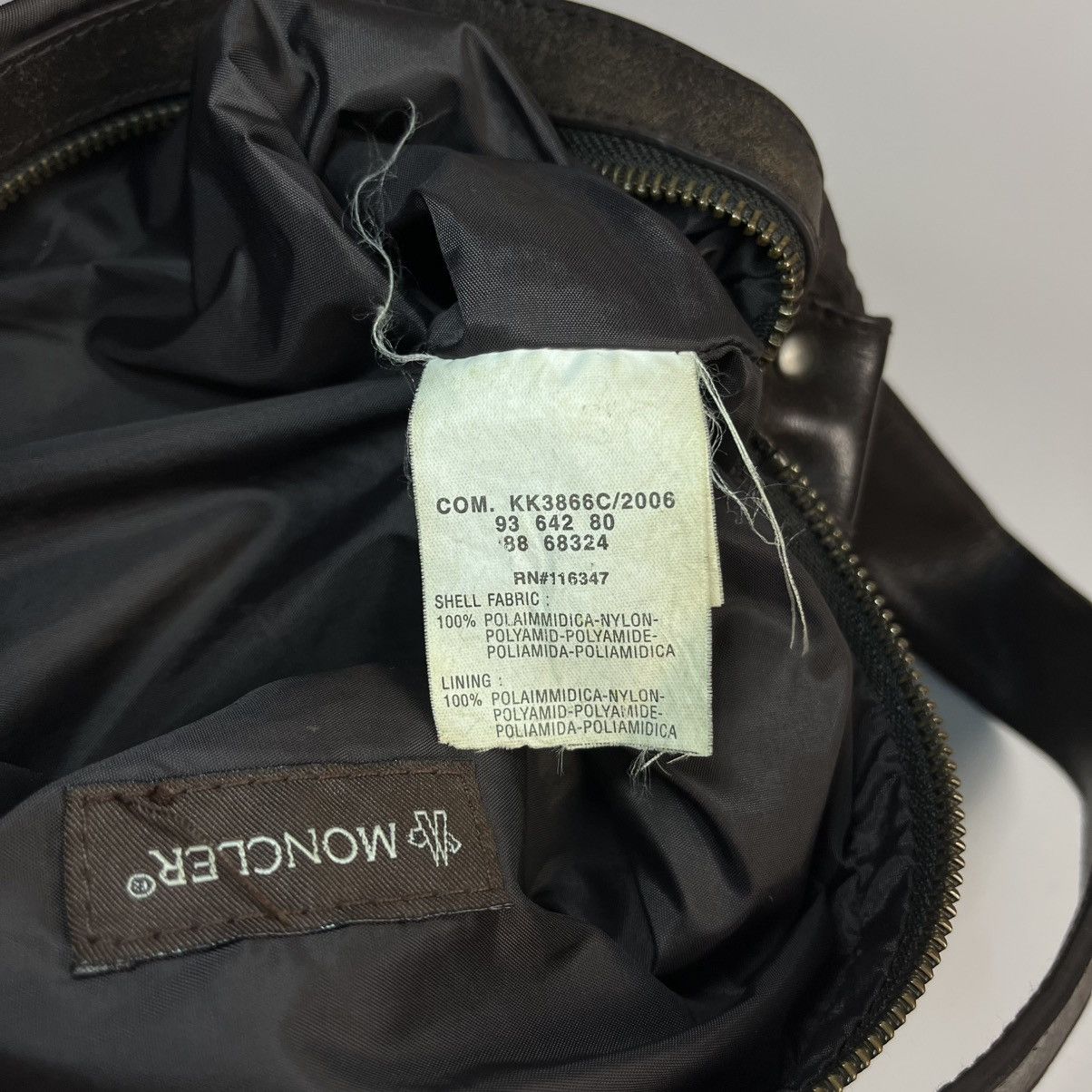 Moncler Moncler 2006 Nylon Shoulder Bag in Brown Size ONE SIZE - 14 Thumbnail