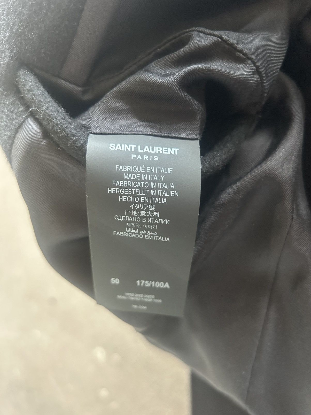 Saint Laurent Paris FW2023 Oversized Padded Coat Size US M / EU 48-50 / 2 - 5 Thumbnail