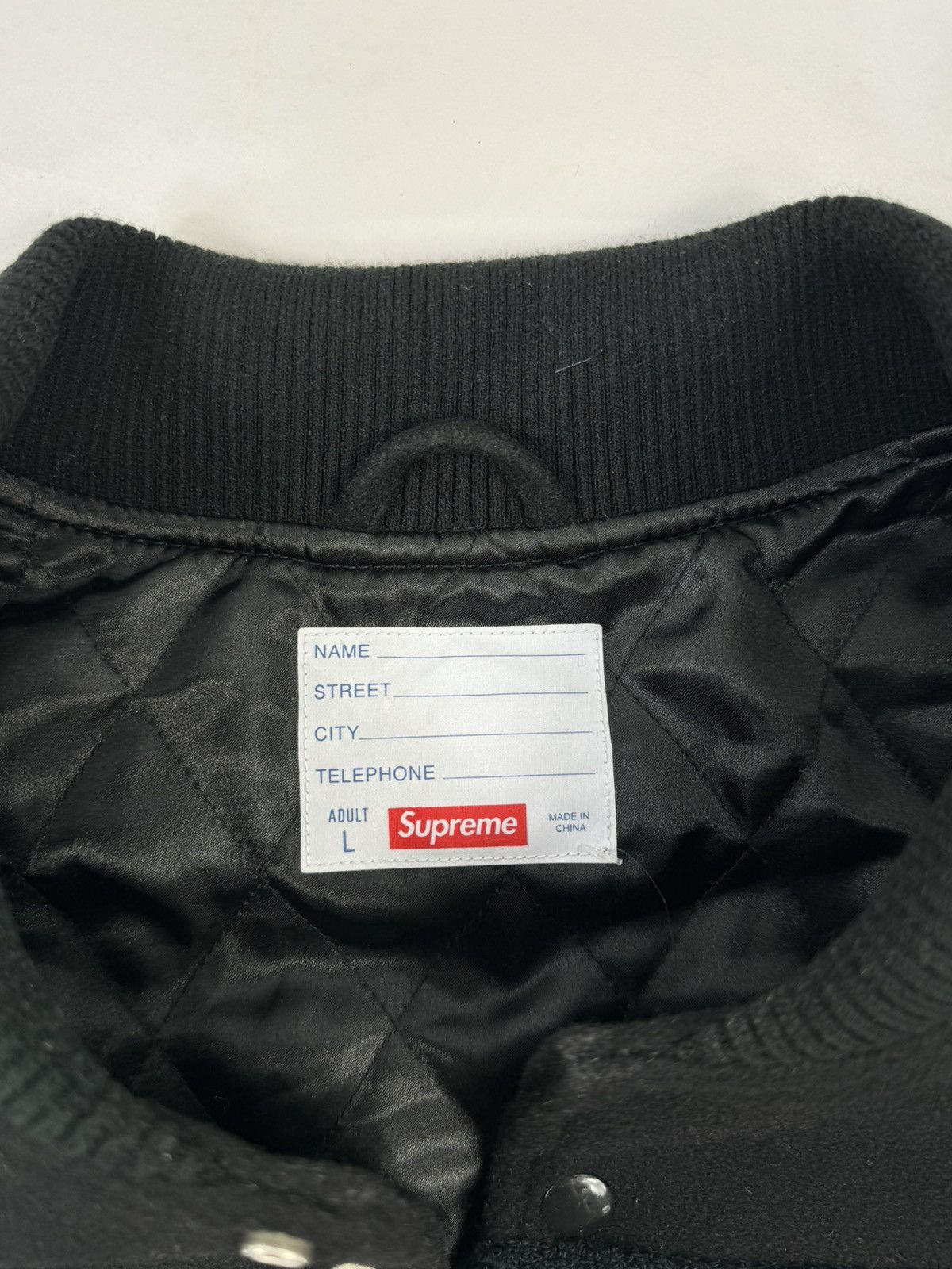 Supreme SUPREME BIG LOGO CHENILLE VARSITY JACKET Size US L / EU 52-54 / 3 - 5 Thumbnail