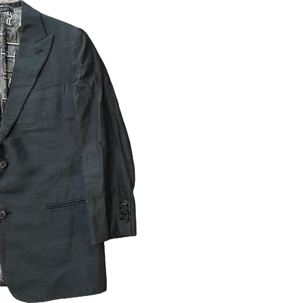 Hermes Hermès Tailored Jacket with Inner Silk Detailing Size 50S - 3 Thumbnail