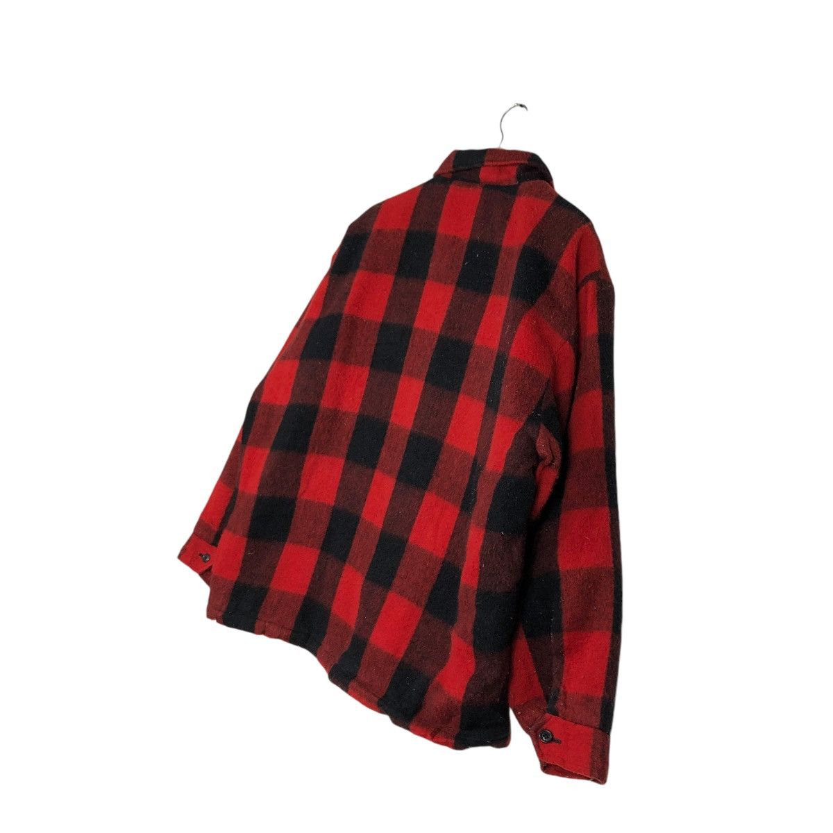 Japanese Brand 🔥VINTAGE WOOL BUTTON BOMBER JACKET HOUSTON TARTAN DESIGN Size US M / EU 48-50 / 2 - 12 Thumbnail