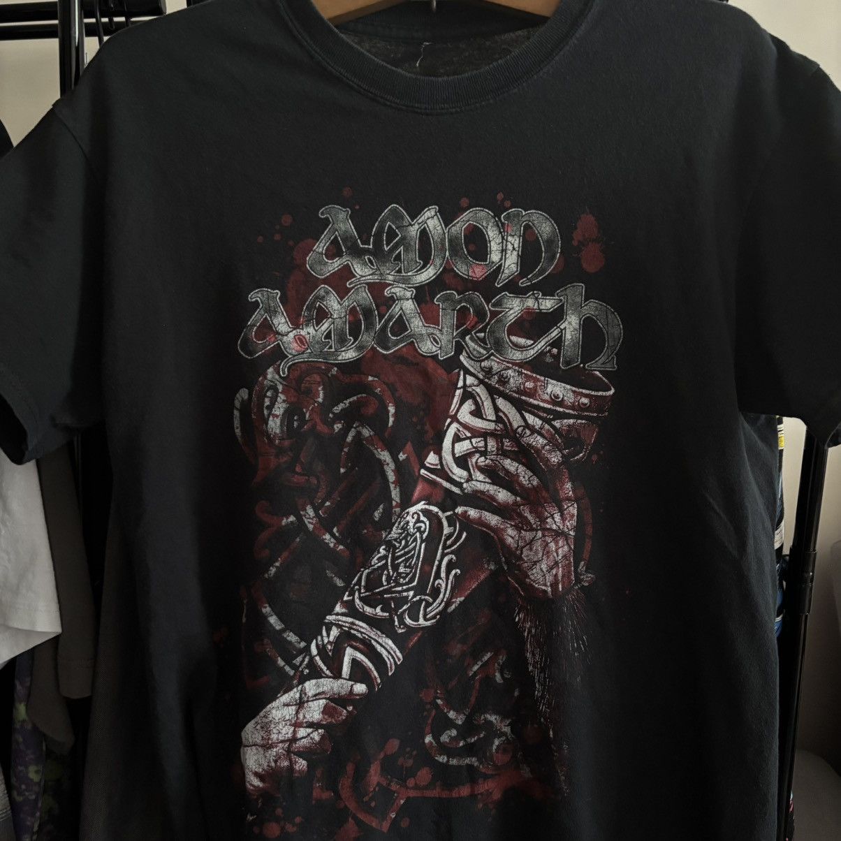 Vintage Vintage Y2K Amon Amarth Bang T-Shirt Grunge ERD Punk Rock Size US M / EU 48-50 / 2 - 3 Thumbnail