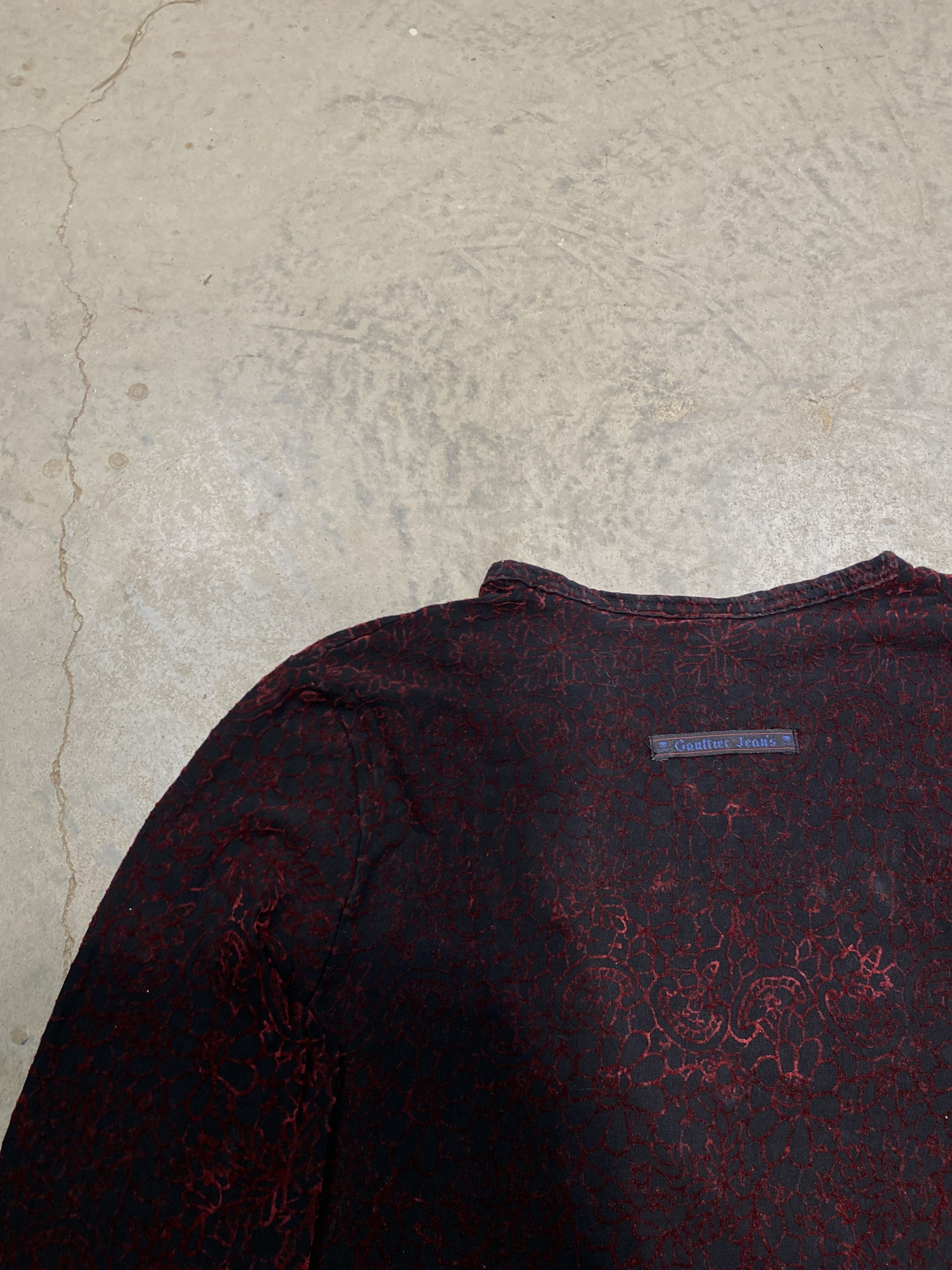Jean Paul Gaultier Jean Paul Gaultier AW1998 "Vampire" Long-sleeved Viscose Top Size S / US 4 / IT 40 - 6 Thumbnail