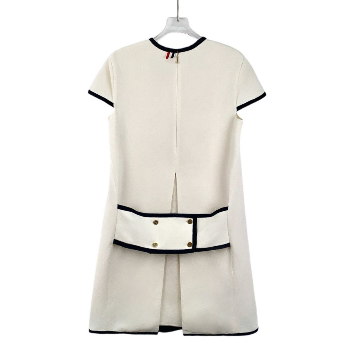 Thom Browne Thom Browne Tee – Off-White Cotton Crewneck (Size 42) Size M / US 6-8 / IT 42-44 - 8 Thumbnail