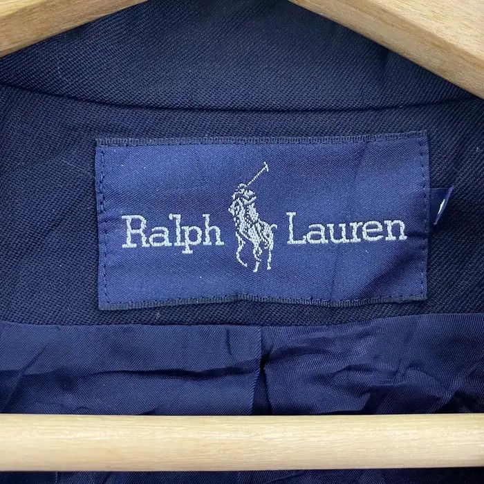 Polo Ralph Lauren Vtg 90’ POLO RALPH LAUREN Blue 2 Button Blazer Sport Size 40R - 5 Thumbnail