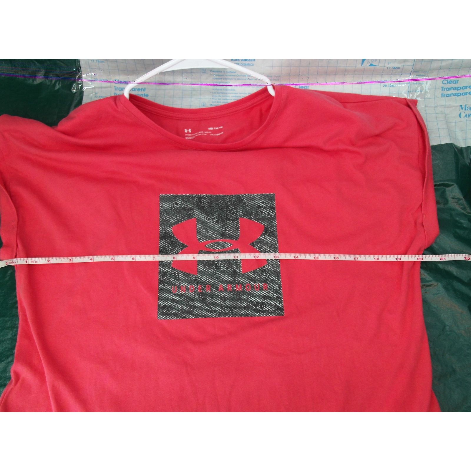 Under Armour Under Armour Medium Activewear Shirt Red Black Logo Size M / US 6-8 / IT 42-44 - 3 Thumbnail