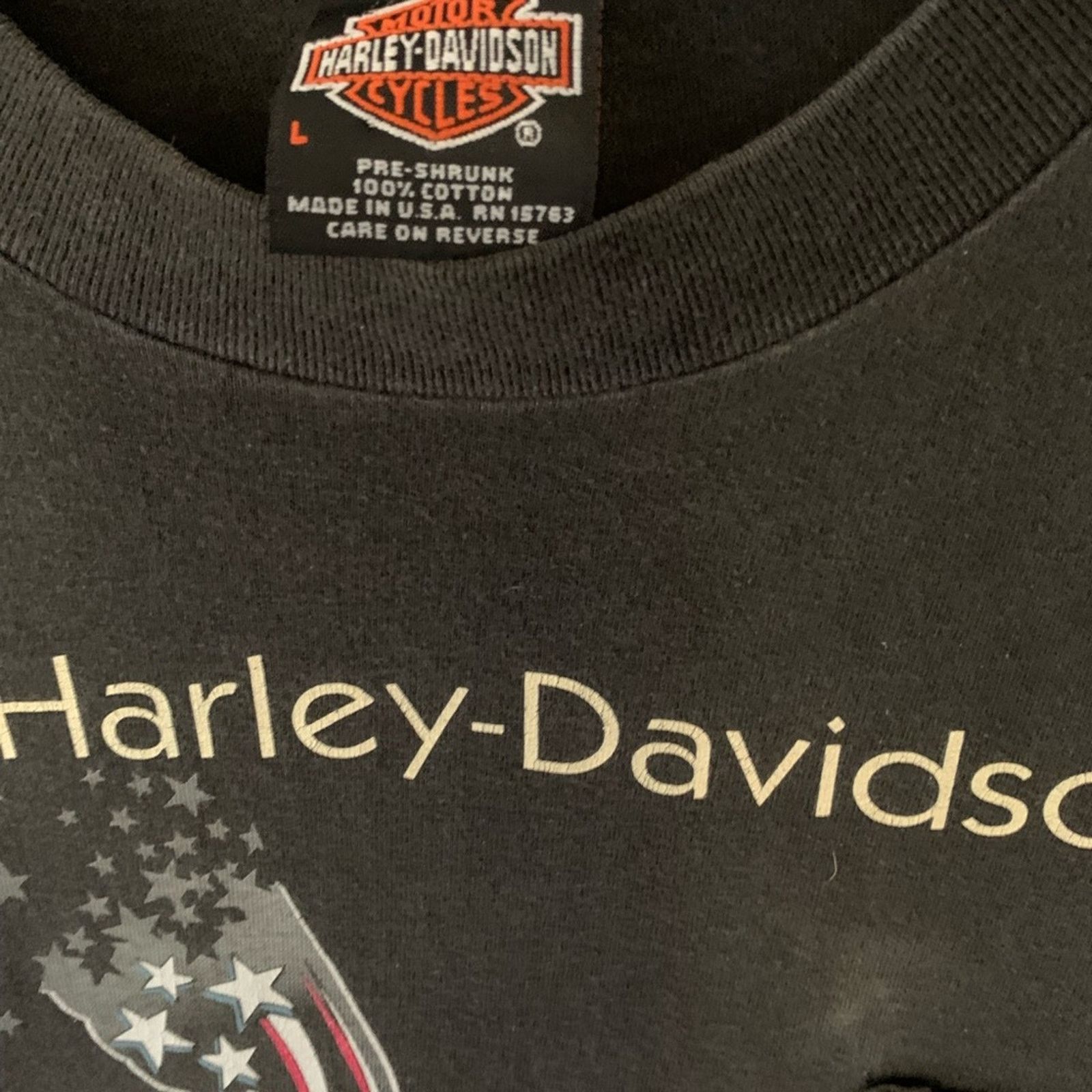 Harley Davidson VINTAGE 1997 HARLEY DAVIDSON SAVANNAH EAGLE SHIRT SZ L Size US L / EU 52-54 / 3 - 4 Thumbnail