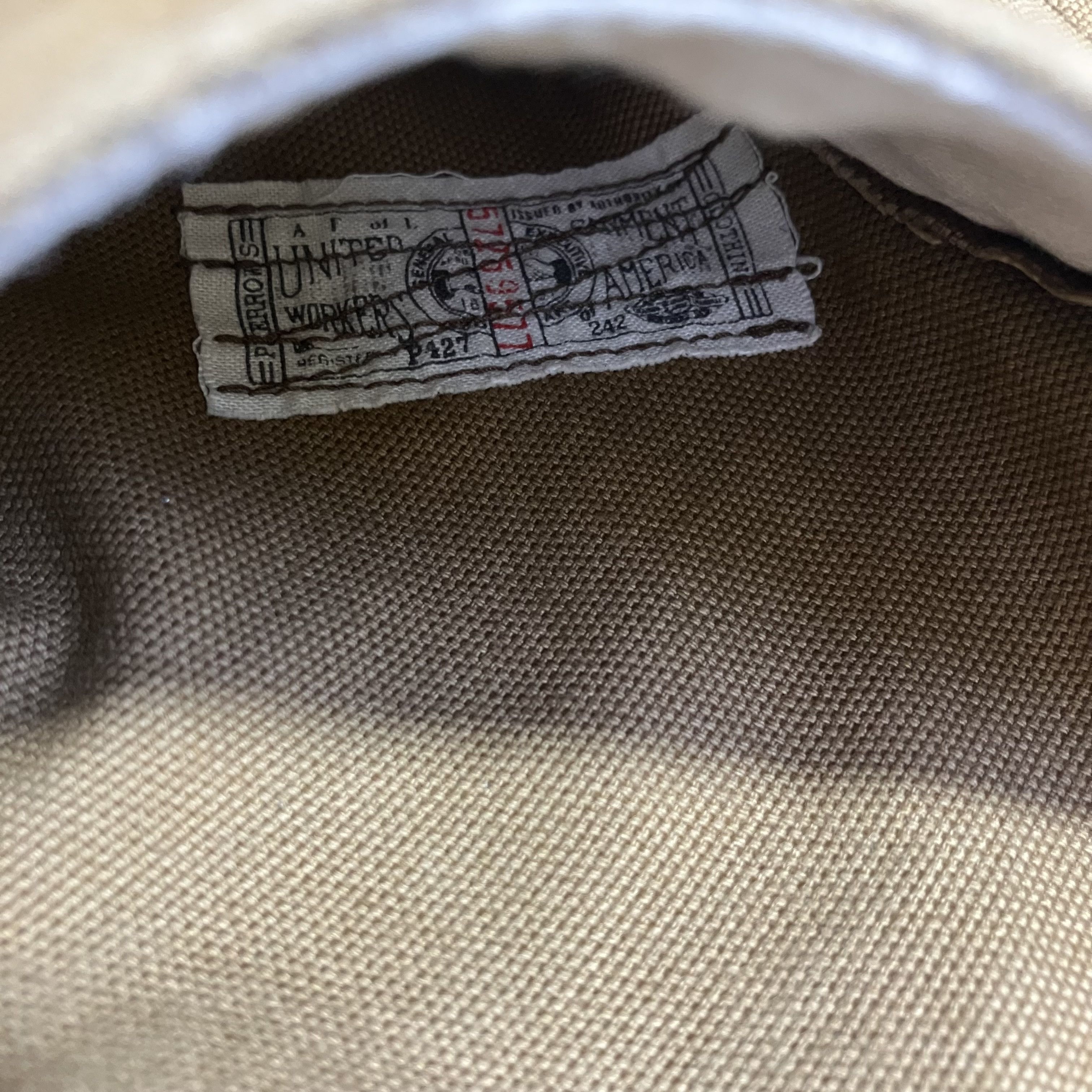 Pherrow's Pherrows 1930's brown duck canvas work pants Size US 34 / EU 50 - 5 Thumbnail