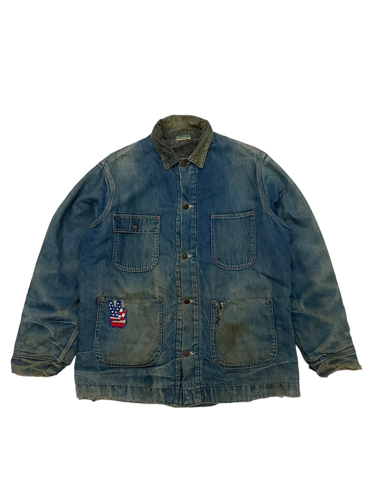 Sears × Vintage Vintage 70s Sears Thrashed Core Jacket Size US L / EU 52-54 / 3 - 1 Thumbnail