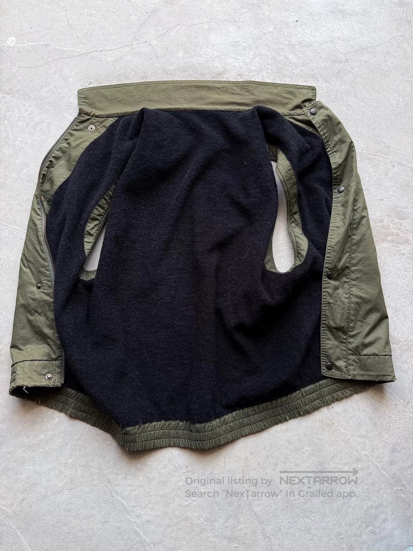 Vintage Vintage 90s Deconstructed Military Jacket. Size US L / EU 52-54 / 3 - 5 Thumbnail
