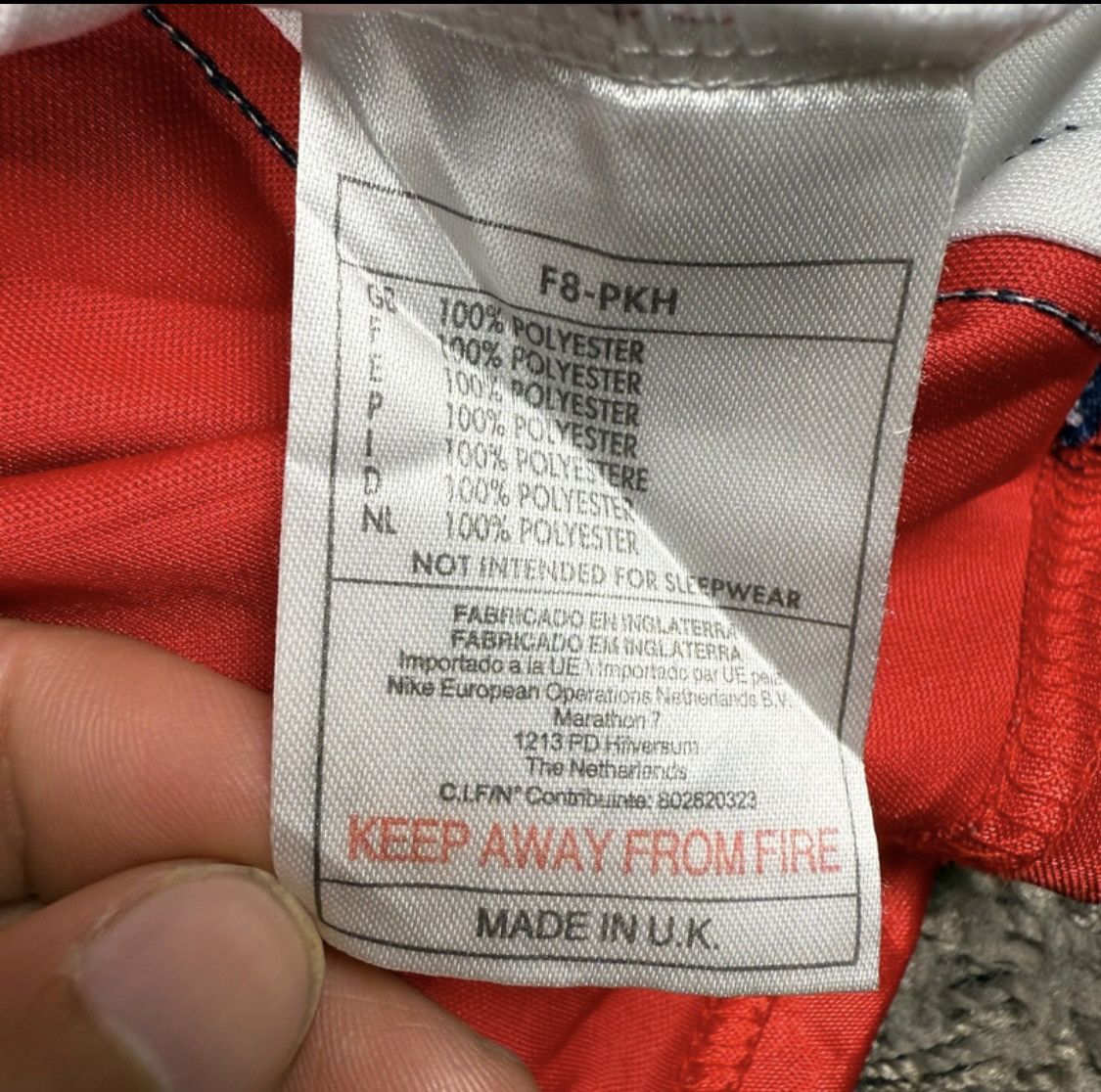 Nike Arsenal 1998 long sleeve jersey Size US M / EU 48-50 / 2 - 7 Thumbnail