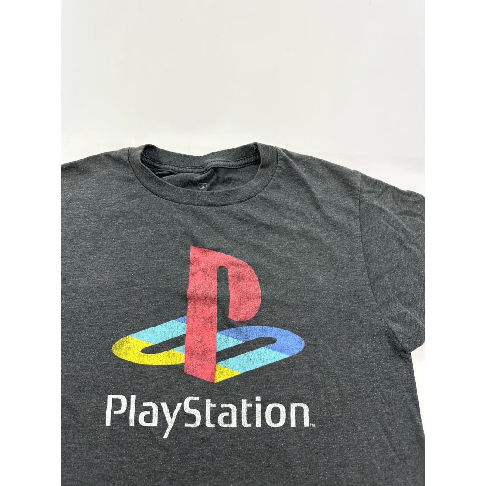 Ripple Junction PlayStation Shirt Mens Small Gray Sony PS1 Logo Crew Neck Pullover Size US S / EU 44-46 / 1 - 2 Thumbnail