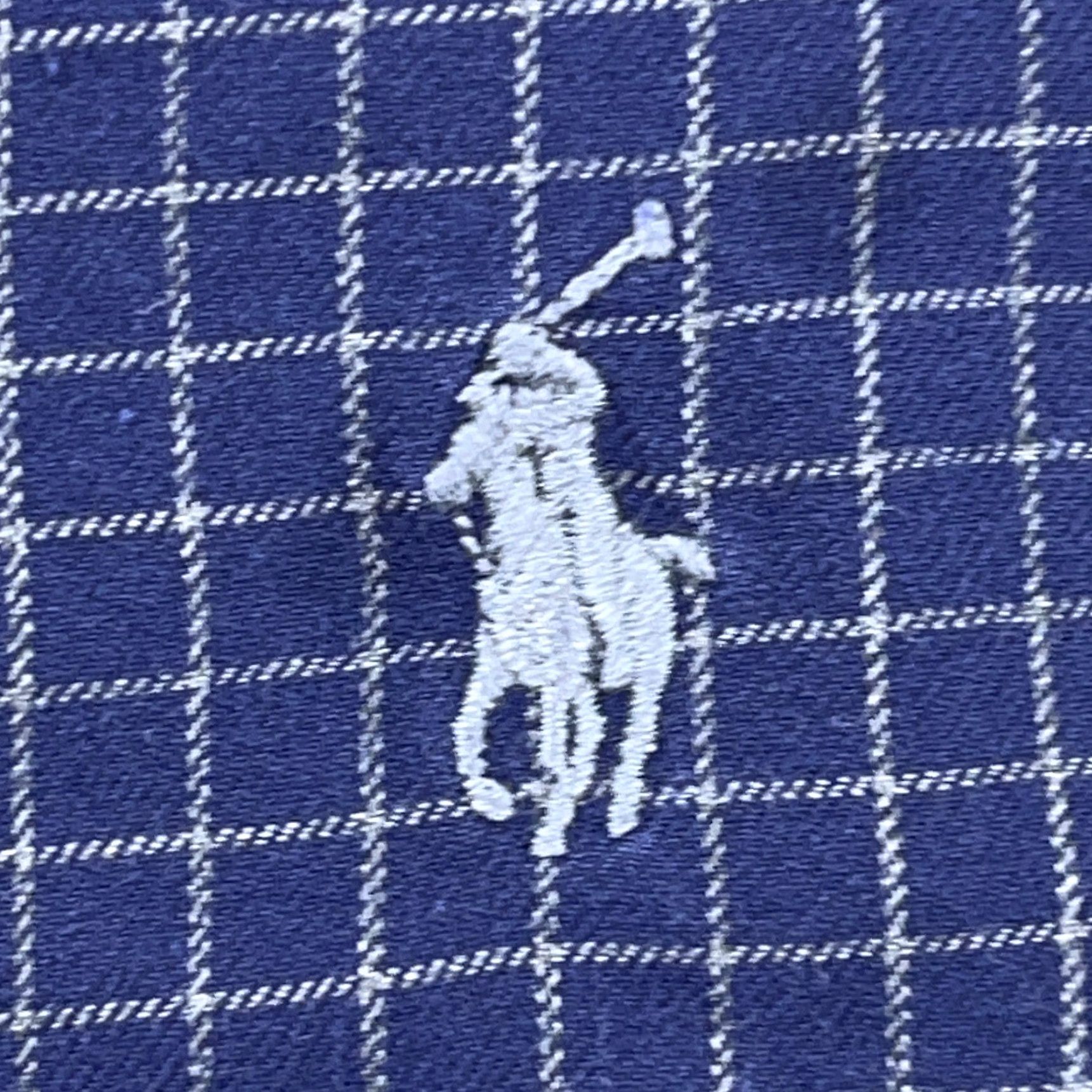 Ralph Lauren Ralph Lauren Button-Up Shirt Men Large Blue Plaid Flannel BLAKE Regular Fit Size 42R - 5 Thumbnail