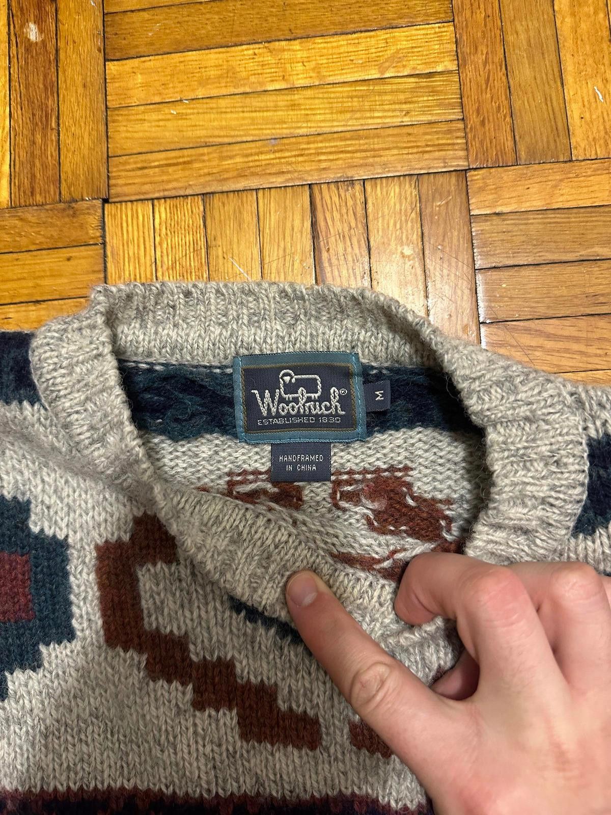 Woolrich Woolen Mills Vintage Woolrich Handcrafted Wool Sweater - Men's Medium Size US M / EU 48-50 / 2 - 2 Thumbnail