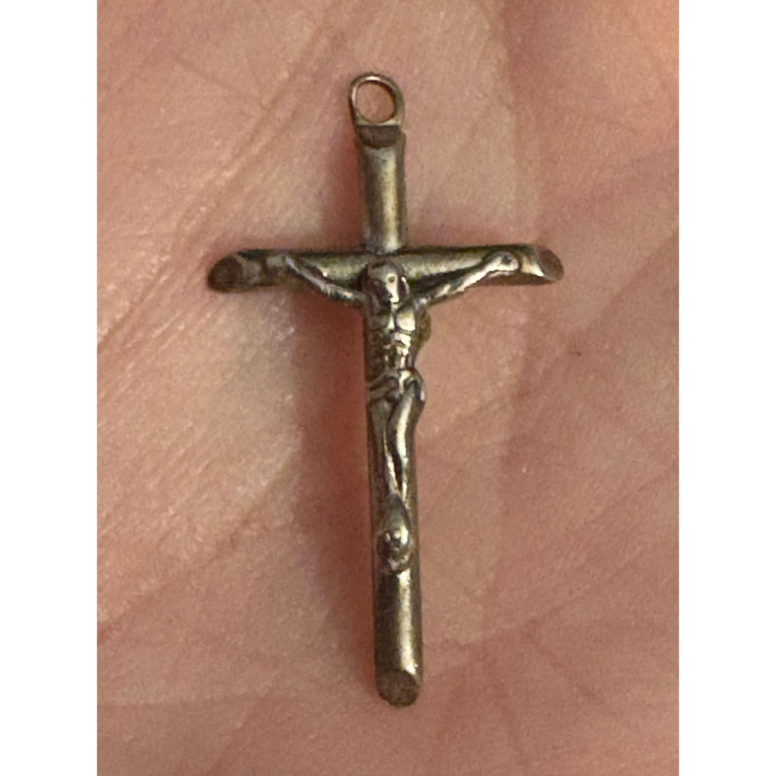 Other VTG Sterling Silver Crucifix Pendant Catholic Cross Pendant Size ONE SIZE - 1 Thumbnail