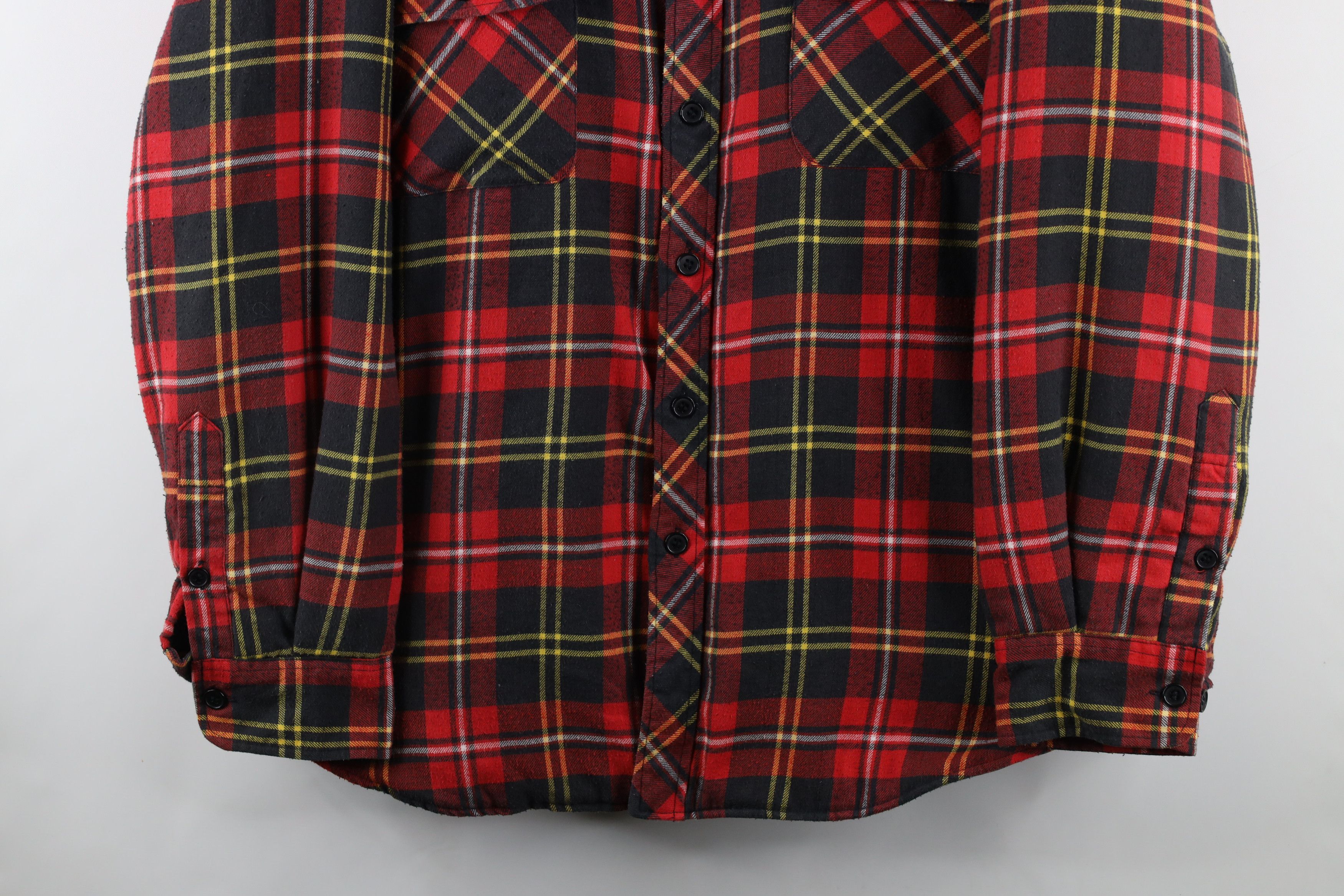 Vintage Vintage 90s Streetwear Quilted Flannel Button Shirt Jacket Size US M / EU 48-50 / 2 - 3 Thumbnail