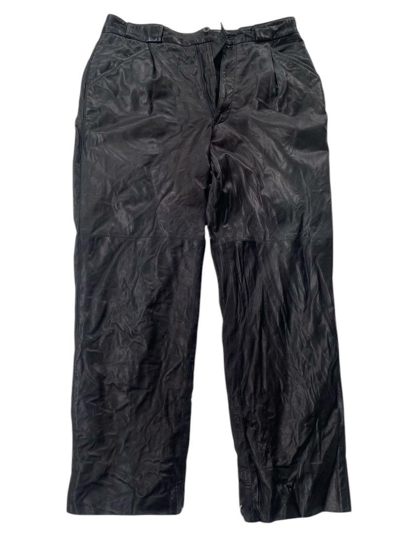Dior 🔥BINDING Now 🔥 Vintage Dior Leather pants Size US 30 / EU 46 - 1 Thumbnail