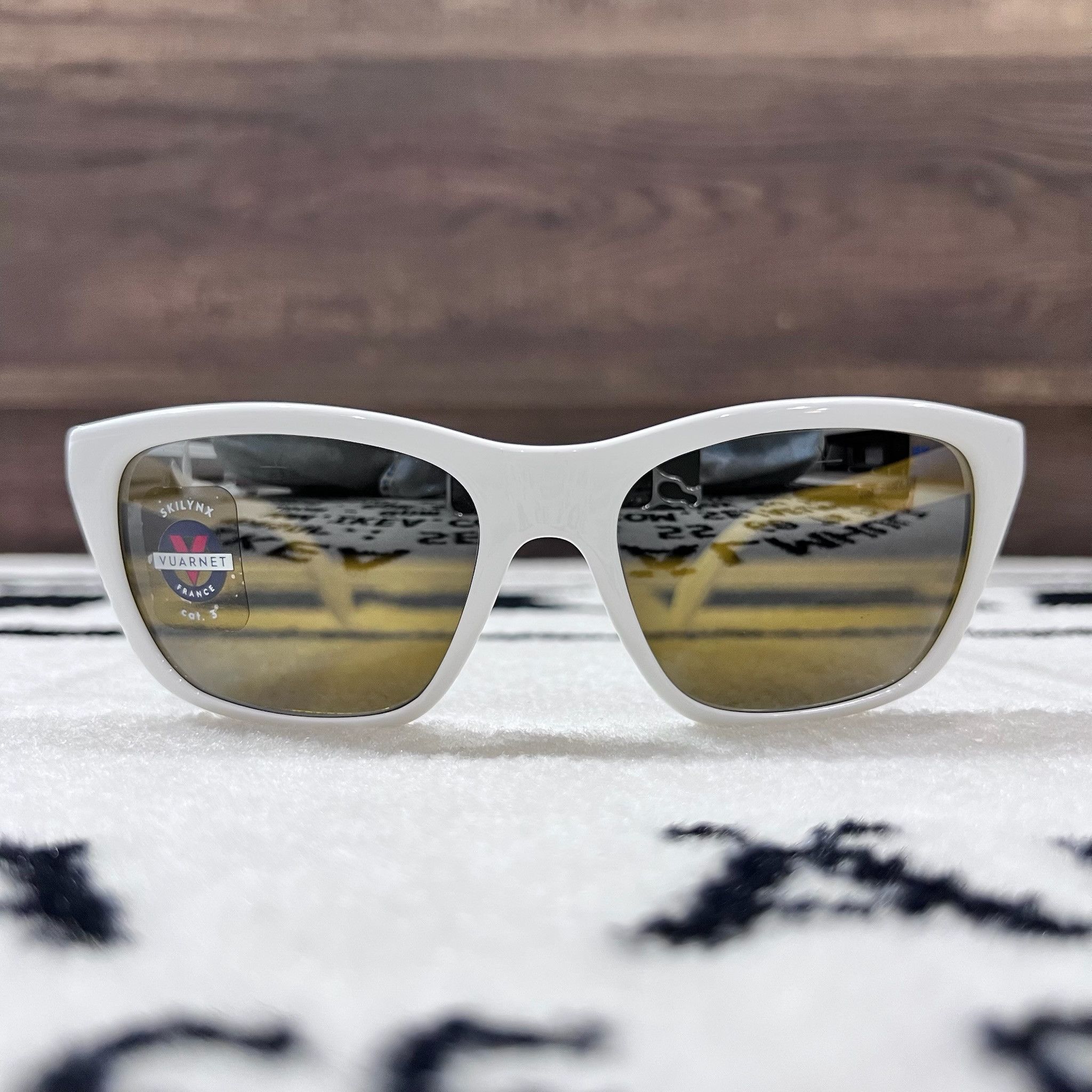 Vuarnet Vuarnet Skilynx Gradient Dark Brown Gold Lens Sunglasses Size ONE SIZE - 3 Thumbnail