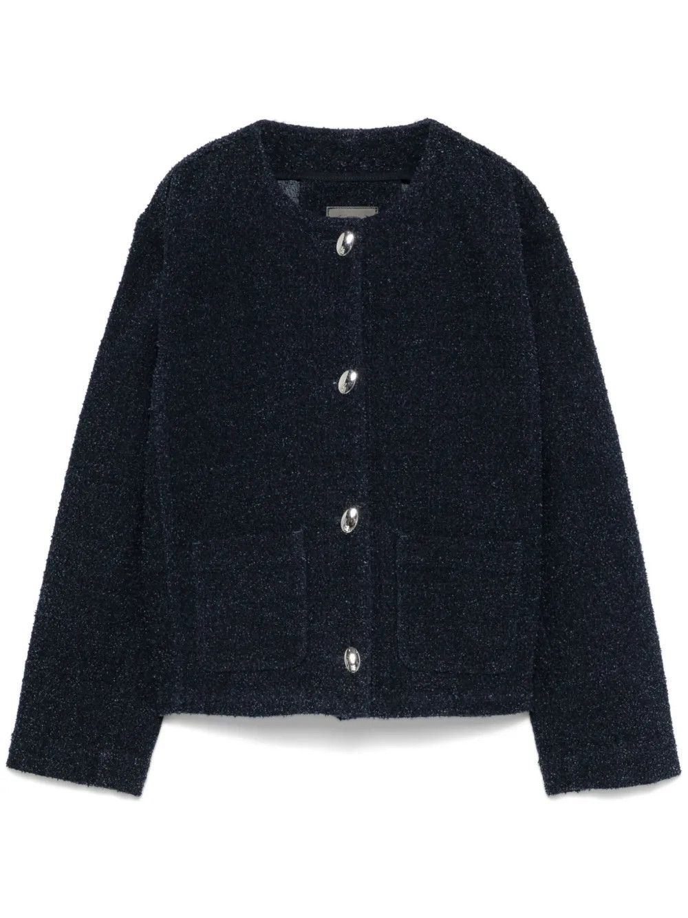 Givenchy o1y0925 Crewneck Jacket in Blue Size L / US 10 / IT 46 - 1 Thumbnail